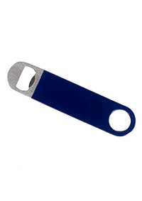 SP01284 - Vinyl Blue Flat Bottle Opener 7 Inch